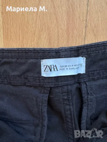 Zara дамски панталони, широки, нови, 36, снимка 2 - Панталони - 56336692