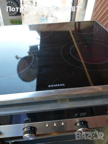 Иноксова печка за вграждане Siemens , снимка 3 - Печки, фурни - 53748471