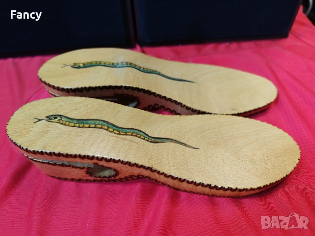Дървени подметки за сабо, налъм. , снимка 2 - Декорация за дома - 51920126