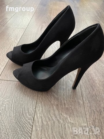 Дамски обувки MANGO Манго 36 номер черни, снимка 4 - Дамски обувки на ток - 41595789