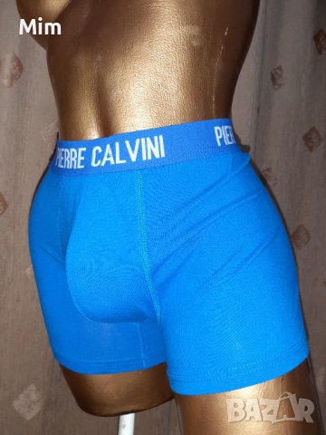 PIERRE CALVINI M Син мъжки боксер , снимка 3 - Бельо - 41789260