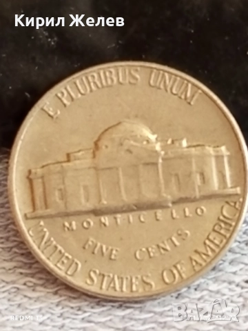 Пет монети пет цента АМЕРИКА различни години за КОЛЕКЦИЯ ДЕКОРАЦИЯ 51919, снимка 10 - Нумизматика и бонистика - 52387567