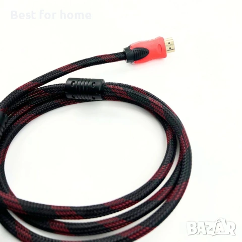 HDMI към VGA кабелен адаптер 3 метра | HD видео конвертор за лаптоп, компютър, проектор, монитор , снимка 2 - Кабели и адаптери - 53406205