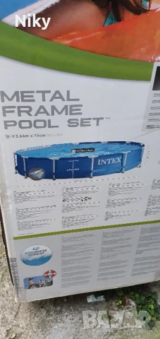 Басейн Intex 3.7м., снимка 4 - Басейни и аксесоари - 50680242