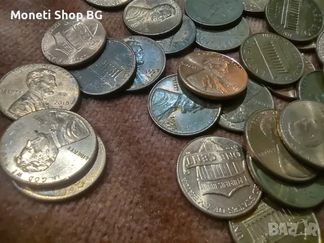 Колекция 99бр. монети 1 цент Линкълн, снимка 7 - Нумизматика и бонистика - 50210944