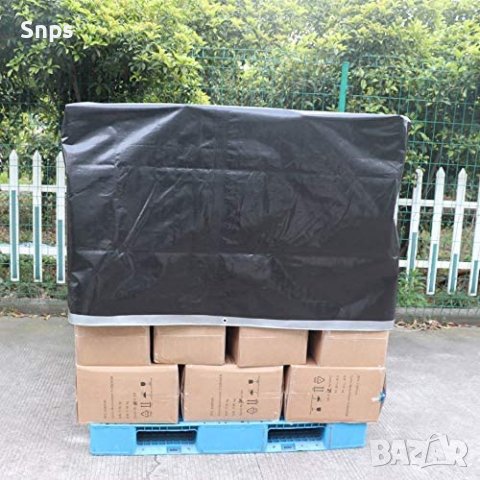 Брезенти покривала, сребристо/черно, 1,8 х 2,5 м, 3 броя