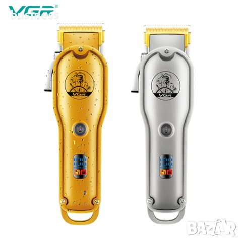 Професионална Машинка за подстригване VGR 650 LCD дисплей 6 приставки, снимка 3 - Фризьорски принадлежности - 44274171