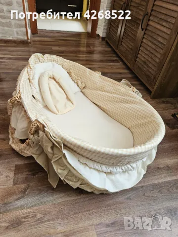 Плетена кошница за бебе , снимка 5 - Други - 50142003