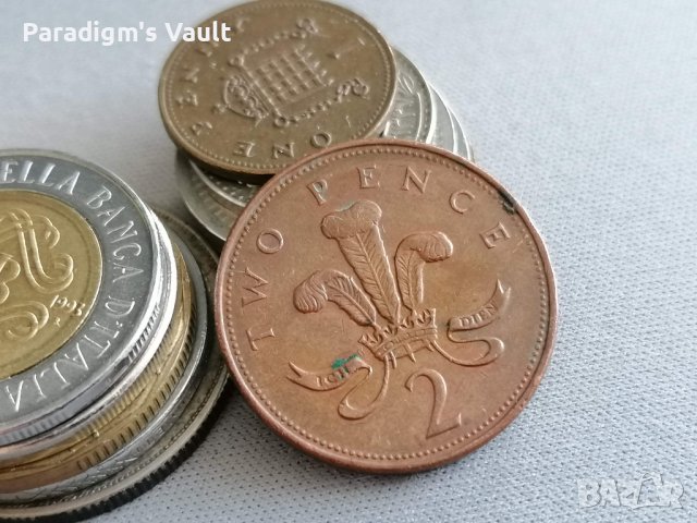 Монета - Великобритания - 2 пенса | 1996г.