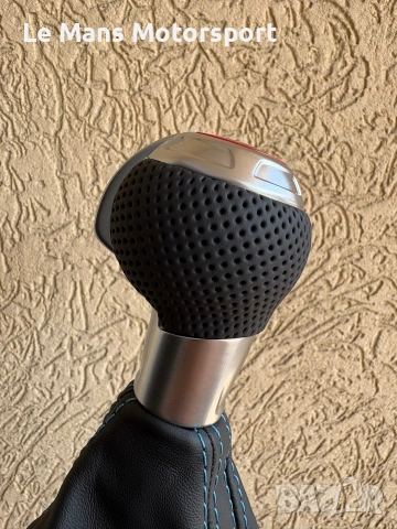 Audi RS скоростен лост топка с маншон A3 A4 A5 A6 A7 S6 S7 S4 S3 S5, снимка 5 - Части - 49498213