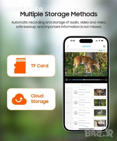 6MP Соларна камера за наблюдение, инфрачервена технология, 4G PIR IP66, снимка 5 - Соларни лампи - 52633929