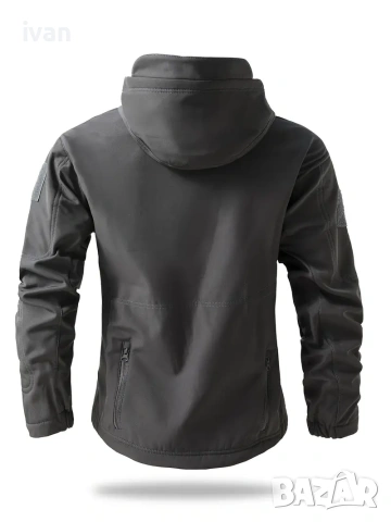 зимно - есенно тактическо яке с поларена подплата. размер м, снимка 2 - Екипировка - 53667706