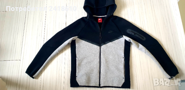 Nike Tech Full Zip Hoodie Mens Size S ОРИГИНАЛ! Мъжки Суитшърт!, снимка 11 - Спортни дрехи, екипи - 52682829
