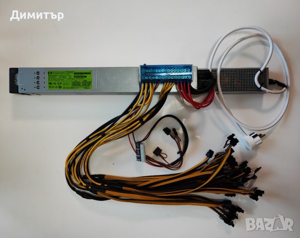 Професионално окабелени HP 2400/2450 W Platinium 94+ Efficiency, снимка 2 - Захранвания и кутии - 38806468