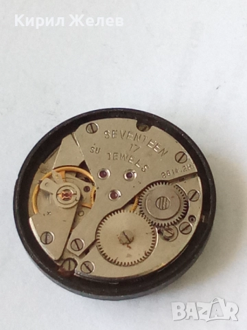 Механизъм с циферблат от стар ръчен часовник 52116, снимка 4 - Мъжки - 52254034