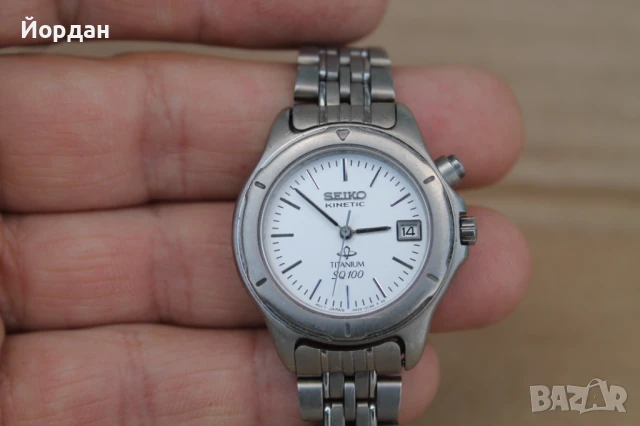 Дамски часовник ''Seiko Kinetic SQ 100 титанов''