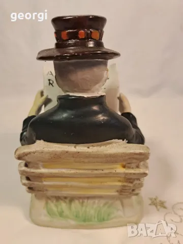 ретро керамична статуетка старец 23/4, снимка 5 - Статуетки - 49332220