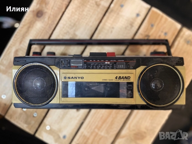 Ретро радио касетофон Санио