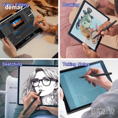 Стилус USI 2.0 за Amazon Fire Max 11, Chromebook-Lenovo/Google/Acer/Amazon/HP, снимка 7 - Друга електроника - 50686614