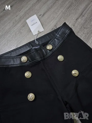 Нов дамски чер панталон BALMAIN на намаление , снимка 2 - Панталони - 56221194