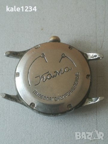 Часовник КАМА. СССР. Механичен механизъм. Vintage watch. Ретро модел. Мъжки , снимка 4 - Мъжки - 42328669