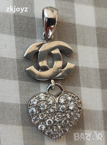 НОВА СРЕБЪРНА ВИСУЛКА ШАНЕЛ 7.53 ГРАМА / ПРОБА 925 