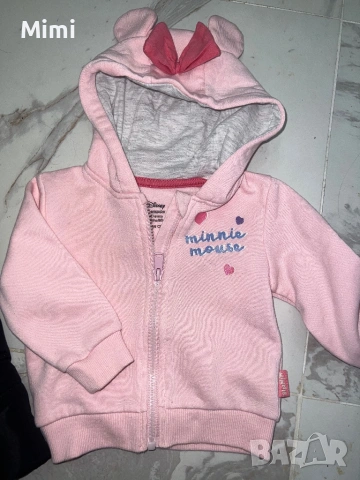 Лот бебшко яке и суитшър 9-12м, снимка 5 - Бебешки якета и елеци - 53222713