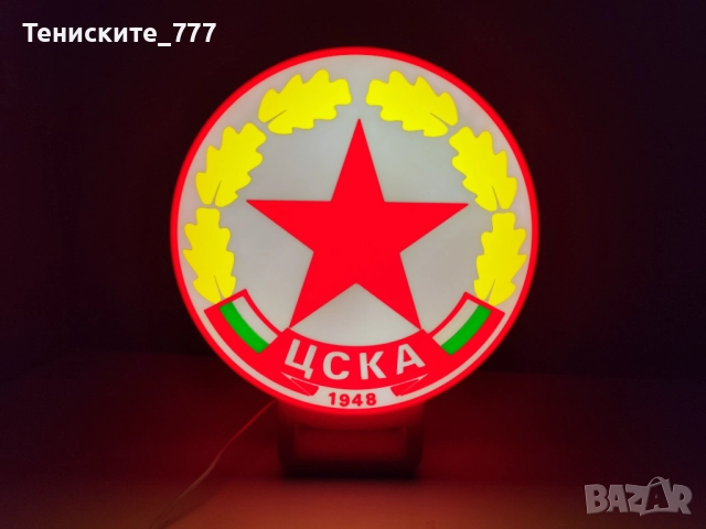 3д лампа ЦСКА, снимка 2 - Настолни лампи - 51813413
