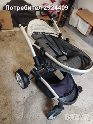  Комбинирана бебешка количка, снимка 6 - Детски колички - 44358110