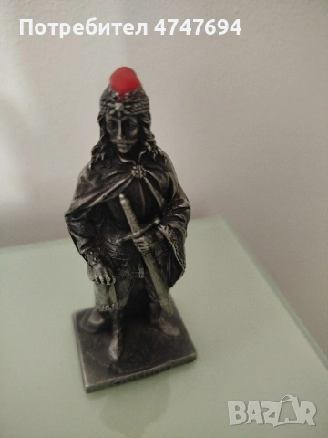 Много рядка сребърна статуетка на легендарния - VLAD TEPES, снимка 4 - Нумизматика и бонистика - 53611757