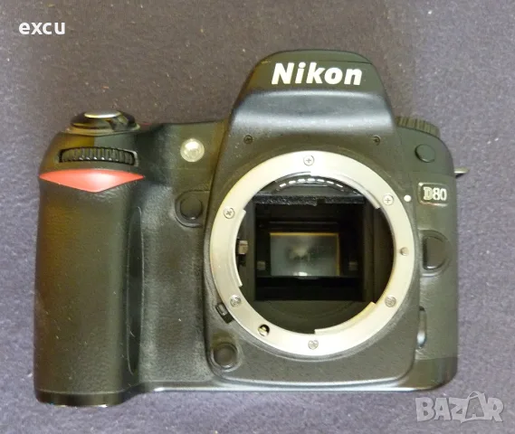 Работещо тяло Nikon D80, снимка 3 - Фотоапарати - 56337960