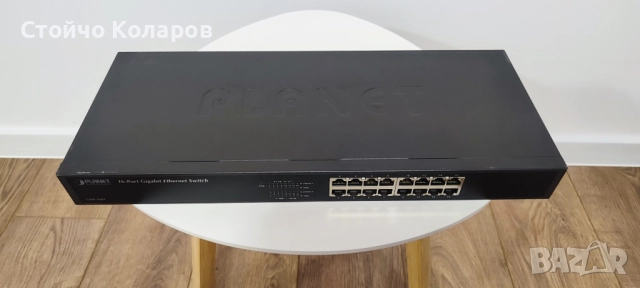 Суич PLANET GSW 1601 16-port GBIT комутатор, снимка 3 - Суичове - 52457165