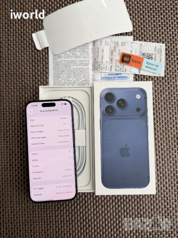 НОВ❗️ 24м Гаранция❗️ iPhone 17 Pro ❗️Лизинг от 43Е/мес ❗️ 256GB deep Blue , снимка 8 - Apple iPhone - 53242951