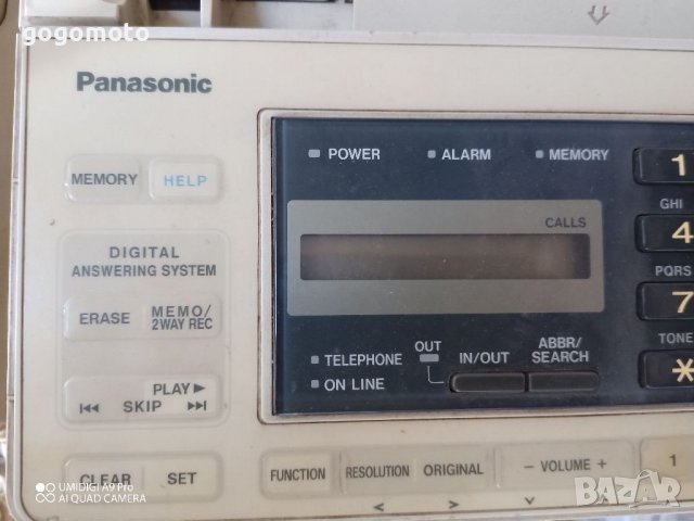Телефон, факс апарат, телефакс Panasonic original , снимка 2 - Стационарни телефони и факсове - 39901880