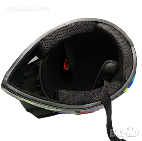 Каска Крос Мотор/Скутер/Бъги/Вело/АТВ -YF04, снимка 6 - Аксесоари и консумативи - 50820428