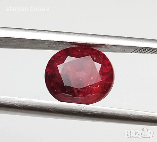 Рядък Ненагряван Сертифициран Рубин 3.18 карата от Уинза, Танзания – Истинско Съкровище! , снимка 10 - Други - 53805332