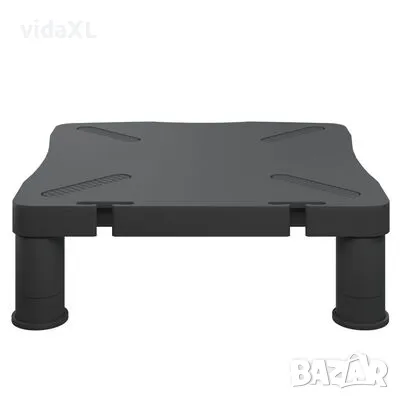 vidaXL Поставка за монитор, черна, 33,5x34x10,5 см(SKU:51721), снимка 4 - Други - 49182180