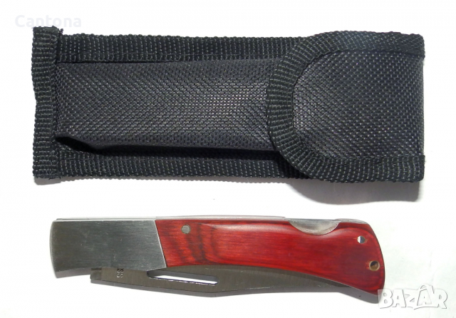 Нож сгъваем с дървена дръжка 89/199, снимка 2 - Ножове - 36231827