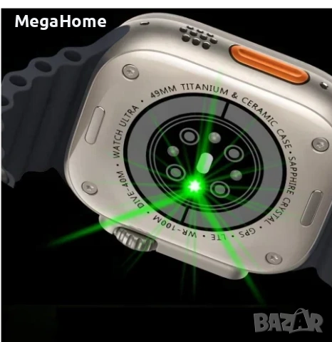 Ултра смарт часовник 7в1 със 7 различни каишки, Smart Watch, снимка 3 - Смарт часовници - 53243666