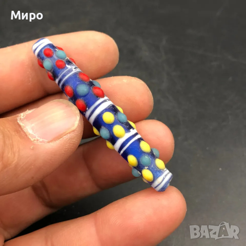 ФЪН ШУЙ РИСУВАНО СТЪКЛО СТАРА МЪНИСТА ТАЛИСМАН ПРОТИВ УРОКИ АМУЛЕТ, снимка 3 - Антикварни и старинни предмети - 44666271