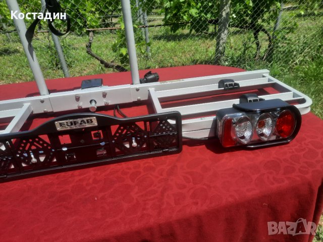 Багажник за колела за теглич Eufab, снимка 5 - Аксесоари и консумативи - 41568898