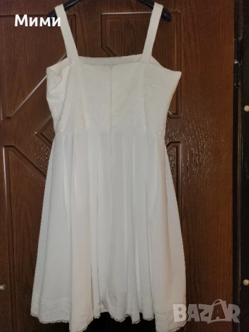Нова бяла рокля Lucy, снимка 4 - Рокли - 51112813