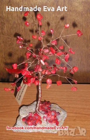  Подарък за Юбилей, Годеж, Рожден ден- Дръвче от полускъпоценни камъни по избор и Ваша снимкаа, снимка 8 - Романтични подаръци - 49054002