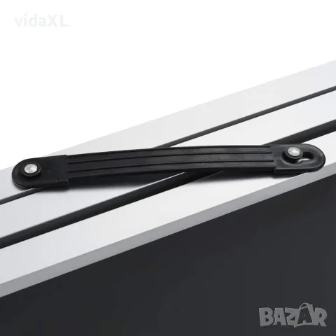 vidaXL Сгъваема маса за лепене на тапети, МДФ и алуминий, 300x60x78 см, снимка 6 - Маси - 56146020