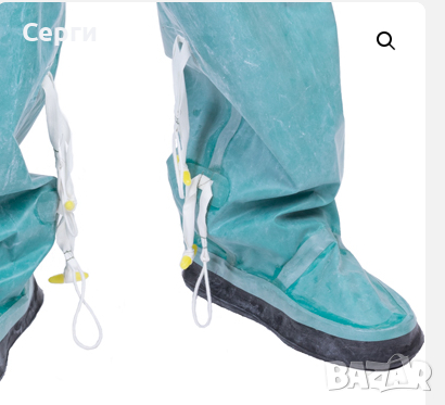 Леко Защитно Облекло, Гумиран костюм / гащеризон, Зелен, снимка 3 - Други - 36122896