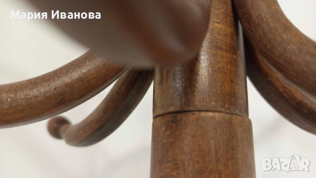 Стойка за закачане на дрехи - "виенски стил" дървена закачалка, снимка 7 - Закачалки - 53597256