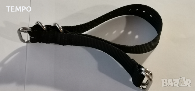 КАИШКА ZULU ЧЕРНА- 22мм + ПОДАРЪК, снимка 9 - Каишки за часовници - 44479479