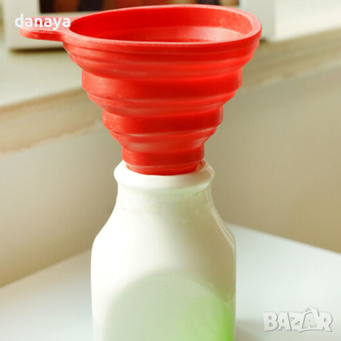 303 Кухненска сгъваема силиконова фуния в квадратна форма, снимка 11 - Аксесоари за кухня - 44761098