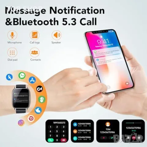 Нов Фитнес тракер със сърдечен монитор, кръвно налягане и дълъг живот на батерията, снимка 2 - Смарт гривни - 49945184