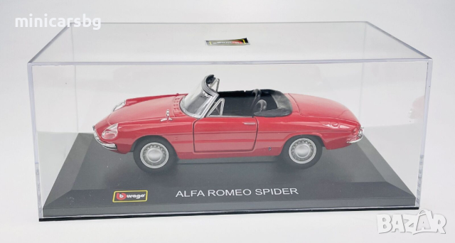 Метални колички: Alfa Romeo Spider, снимка 5 - Колекции - 44840414